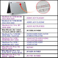 Laptop Case For New MacBook Pro 14 Case M4 2024 For MacBook M3 M2 M1 Chip Pro 16 Funda 2025 M4 Air 13 13.6 15 Cover accessories. 