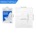 20Pcs Toilet Seat Covers 2 Pack Disposable Toilet Seat Covers For Portable Travel, Easy To Carry Public Hajj Restrooms disposable flushable Best Paper Quality Of Sheets Easy To Use In Hajj Umrah Pilgrimage And Patient. 
