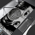 Large Gaming Mousepad Black white sketch Girls' Eyes XXL Keyboard Gamer Mouse Pad on The Table Speed Desk Mat Anime Mouse Mats. 