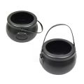 Candy Cauldron Halloween Bucket Witch Basket Plastic Treat Black Pot Bowl Kettle Trick Pumpkin Holder Or Goodie Photo Costume. 