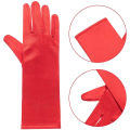 3-10Y Girls Satin Gloves Snow Queen Glove Princess Costume for Kids Party, Wedding, Formal Pageant Birthday Party.