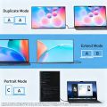 XAITH UCKY 13.5" Portable Monitor 2K 16:10 WQXGA 2256x1504 Matte IPS 100%sRGB 400nits Ultra Slim Lightweight External Second Scr.