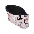Deanfun Colorful Pretty Cosmetic Bag 3D Printed Waterproof Makeup Bag For Women with cat. 