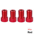 4Pcs Presta Valve Adapter - Convert Presta to Schrader - French/UK to US - Inflate Tire Using Standard Pump or Air Compressor. 