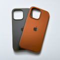 Official Silicone Case for iPhone 16 Pro Max 16 Pro with Apple Logo Shockproof Camera Protection Desert Titanium. 