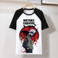 Naruto 3D Uchiha Itachi Naruto Anime Peripheral T-shirt Trend for Teenagers and Students, Short-sleeved T-shirt for Men. 
