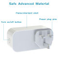 WiFi Tuya Smart Socket British Standard Smart Home Dual Plug Power Strip 13A Compatible Alexa  Home Remote Control. 