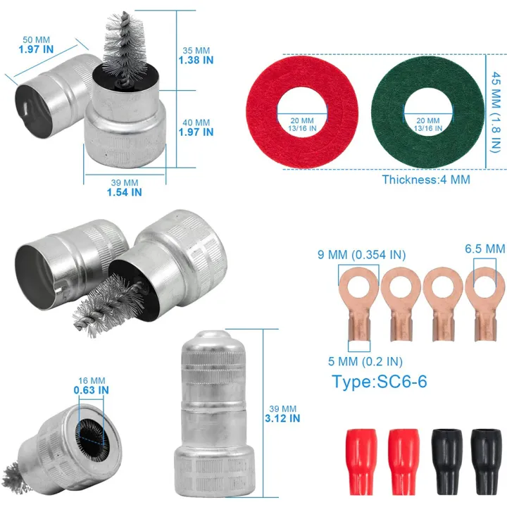 2Pcs%2012V%2024V%20Automotive%20Car%20Top%20Post%20Battery%20Terminals%20Wire%20Cable%20Clamp%20Quick%20Release%20Terminal%20Connectors%20Positive%20&%20Negative%20-%20Image%205