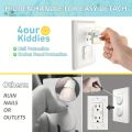 10pcs Outlet Covers Baby Proofing Safety -Child Secure Electric Plug Protectors With Hidden Handle For Kids Toddler Protection. 