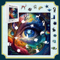 Wooden Jigsaw Puzzles for Adults - Fantasy Art Series (Magic Animals, Mystical Scenes) - Premium Wood Puzzles for Home Decor & G. 