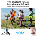 TELESIN 1.3M Magnetic Selfie Stick Tripod with Bluetooth Remote For Iphone 15 14 13 12 11 XIAOMI HUAWEI SAMSUNG For Smart phone. 