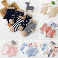 5Pairs Baby Socks Cotton Spring Autumn Cartoon Animal Children's Sock Girls Cute Newborn Boy Toddler Kids Socks 0-6 Years. 