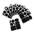 Self Adhesive Black Patches For Down Jackets Pants T-shirt Clothes Repair Washable Patch Raincoat Umbrel Cloth Tent Sticker. 