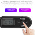 DSP Mini Portable 1.1inch LCD Digital FM Radio Music Player Black with Earphone. 
