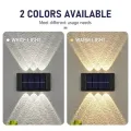 Solar Wall Lamp Outdoor Waterproof Solar Powered Light UP and Down Illuminate Home Garden Yard Decoration Outside Sunlights. 