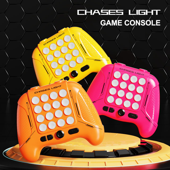 Electronic Chasing Light Game Console Handheld Pop Light Game Controller For Children & Adult Stress Relief Toys Christmas Gifts