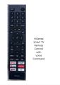 Remote control HiSense Smart TV (with voice). 