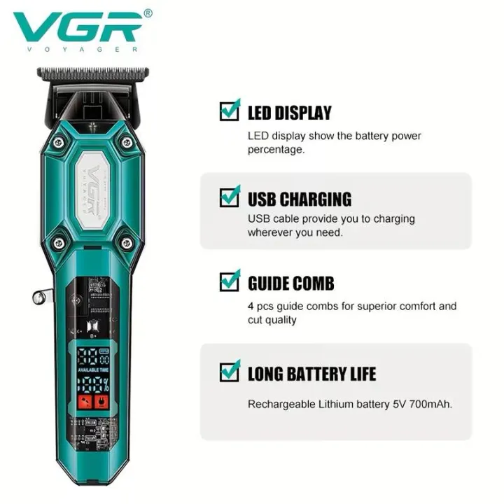 VGR%20V-900%20PROFESSIONAL%20HAIR%20TRIMMER%20700MAH%20LITHIUM%20BATTERY%20RECHARGEABLE%20WITH%20USB%20CHARGER%20-%20Image%205