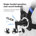 TELESIN Chest Strap Mount Waistcoat Belt Mount for GoPro Hero 13 12 11 10 9 8 7 6 5 Insta360 DJI Action Camera Accessories. 