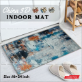 China 3D Door Mat Paposh Doormat Water Absorbent Floor mat 16 * 24 inch anti slip mat Red , Blue , Black , White Indoor mat Room mat Rugs carpet.