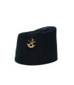Premium Black Dhaka Bhadgaule Topi With Khukhuri Cross and National Flag Batch For Men. 