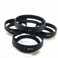 40.5 43 46 49 52 55 58 62 67mm Black Vented Curved Metal camera lens Hood for Leica M for Pentax for   for Olympus. 