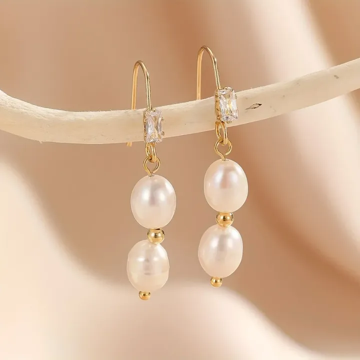 Fashion%20Wedding%20Jewelry%20Earrings,%20Silver%20Pearl%20Earrings,%20Minimalist%20Style,%20Women's%20Earrings,%20The%20First%20Choice%20For%20Giving%20Gifts%20-%20Image%204
