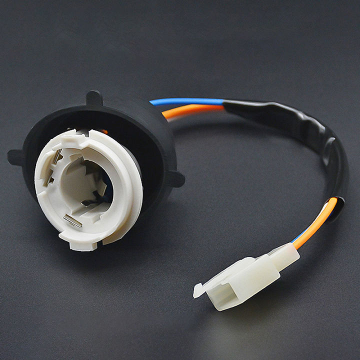 1Pcs BA20D Motorcycle Bulb Base Motorcycle Bulb Socket LED Headlight Holders Adapters Socket Connector For REX RS 400 450 500