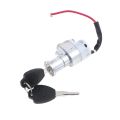 1pc New Universal Battery Chager Mini Lock with 2 keys For Motorcycle Electric Bike Scooter E-bike Electric Lock. 