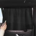 Universal Black Suction Cup Curtain UV Protection Car Window Sunshade Cover Side Window for Kid Baby Children Sunshade Summer.