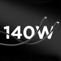  Original Legion USBC to USB-C Data Cable For  GaN C140 Adapter 140W 1.5m E-MARK Chip Fast Charging Safety Detection. 