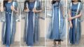 Umbrella frock cutting design/upper layer frock stitched dress/frill frock (Customized). 