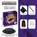 Magic Kit Magician Costume Beginner Magic Tricks Learning Set Educational Toys for Children Christmas Birthday .