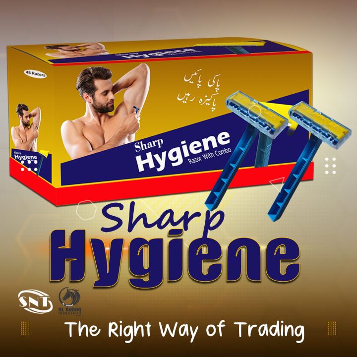 5pcs Treet Paki Razor |100%Original | Excellent Quality | Treet Hygiene sharp Paki Razor| Best For under Shave Men & Women| Original Company Product | Sharp Blades