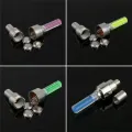 4 PCS Bicycle Valve Light Bicycle Light Cycle Lights Dust Cup Tyre Rim Light Bulb Cycle Tire Light Lamp Bike Rim Lights Bicycle Parts Accessories Equipment(null). 