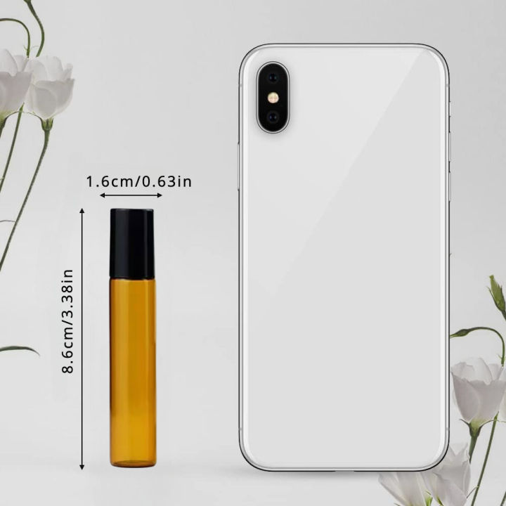 8/30pcs%20Glass%20Roll%20on%20Bottle%2010ml%20Empty%20Essential%20Oil%20Roller%20Bottle%20with%20Stainless%20Steel%20Ball%20Dropper%20Pipette%20Travel%20Accessories%20-%20Image%204