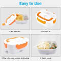 Electric Lunch Box Food Heater, 3 in 1 Faster Heated Lunch Box for Adult, 1.5L Portable Food Warmer for Car/Home/Office. 