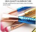 Cute Mermaid Soft Makeup Brushes Set High Quality Imported. 