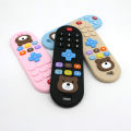 1/4pcs Children's teething remote control silicone material baby teething toys simulation remote control toys teething teether. 