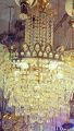New 6 Light Crystal Fanoos 32inch Length 24 inch width for Ceiling Light. 
