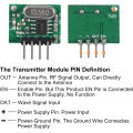 433mhz Wireless RF Transmitter and Receiver with Antenna Ask Remote Control Module DIY Kit for Arduino. 