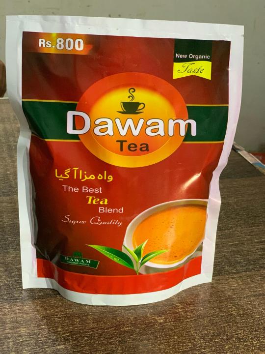 Dawam Tea – Premium Organic Tea Blend | Super Quality & Rich Aroma | Best Taste in Pakistan | 500g / 1kg Pack
