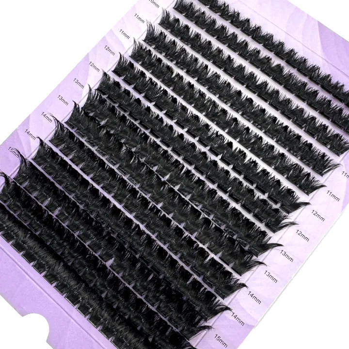 14%20Rows%205D%20Fluffy%20Cluster%20Lashes%2060D/80D/100D/140D/160D%20Thick%20Eyelash%20D/DD%20Curl%209-16mm%20Mix%20Individual%20Lashes%20DIY%20Lash%20Extensions%20-%20Image%207