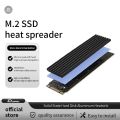 M.2 SSD Heatsink, Aluminum NVMe Radiator 2280 Solid State Drives Cooler With Silicone Thermal Pad For PS5 Laptop Desktop. 