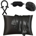 No-Heat Curling Wand Set | Lazy Summer Cool Silky Curls Kit | with Shower Cap & Eye Mask | Easy Styling Hair Tool for Women.
