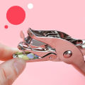 3/6MM Punching Machine Round Hole Paper Stationery Loose-leaf Book Document Binding Punching Cute Manual and Handcrafted. 