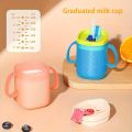3-in-1 Straw Cup, Kids Learning Cup with Lid, Open Design, Sippy Cup, Water Bottle, Learning Drinking Cup with Straw, Cover and.