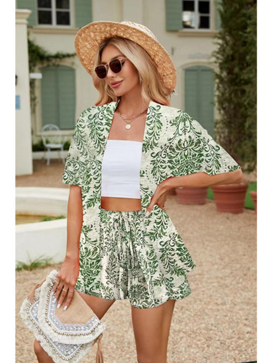 2024%20Summer%20Casual%20Shirt%20Two%20Piece%20Set%20For%20Women%20Shorts%202%20Piece%20Sets%20Outfit%20Print%20%20Short%20Sleeve%20Short%20Sets%20Outfits%20Home%20Sets%20-%20Image%207