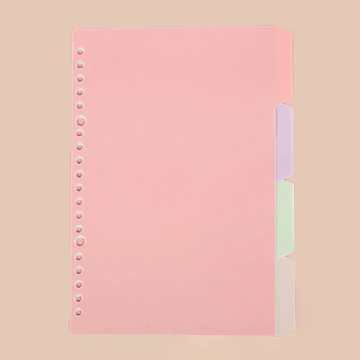 4%20Pcs%20Colorful%20Separator%20Sheets%20A5%20File%20Dividers%20Paper%20Dividers%20Loose%20Leaf%20Page%20Markers%20Binder%20Tabs%20Index%20Classified%20Labels%20-%20Image%207