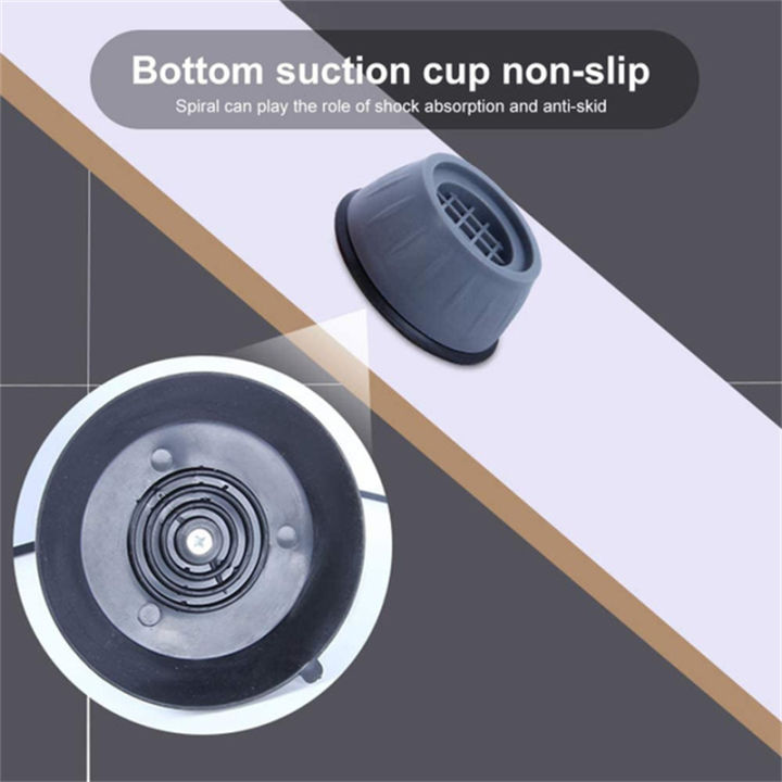 4Pcs%20Anti%20Vibration%20Feet%20Pads%20Waterproof%20Legs%20Slipstop%20Silent%20Skid%20Raiser%20Mat%20Washing%20Machine%20Support%20Dampers%20Stand%20Furniture%20-%20Image%204